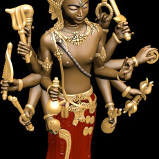 Picture of print of Balinese Shiva as Veerabhadra ***Patreon Goal Unlocked !***