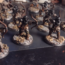 Picture of print of Orc Scouts with bows
