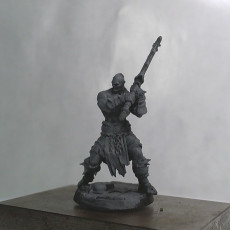 Picture of print of Orc warrior 3 32mm pre-supported