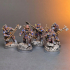 Solar Guard – Squad with Power Axes and Rotor Cannons – Imperial Force print image