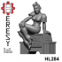 HL284 - Heresylab - SciFi Female PinUp Templar Topless image