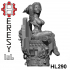 HL290 - Heresylab - SciFi Female PinUp Templar Assassin Topless image