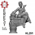 HL291 - Heresylab - SciFi Female PinUp Templar Assassin Topless image