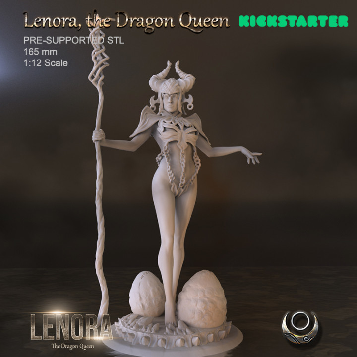Lenora, the Dragon Queen (Armor Version)'s Cover
