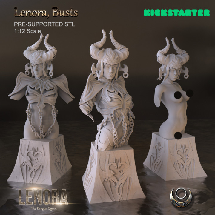 Lenora, the Dragon Queen Busts's Cover