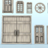Wild West set of windows and doors - Six Gun Sound Desperado Old Chronicles Gunfight Gutshot Blackwater Gulch image