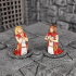 Devotion Series 04a – Kneeling Gene-enhanced Female Battle Sister Praying print image