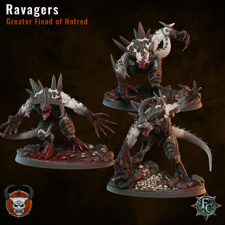 Greater Fiends of Hatred - Ravagers's Cover