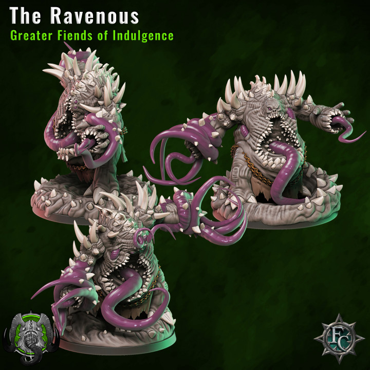 Greater Fiends of Indulgence - The Ravenous's Cover
