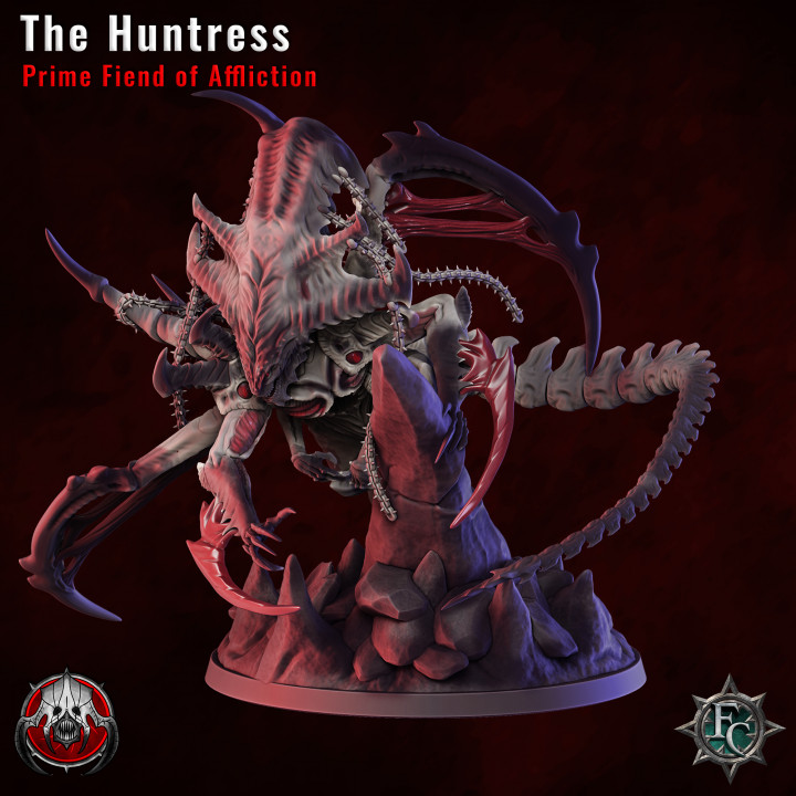 Prime Fiend of Affliction - The Huntress's Cover