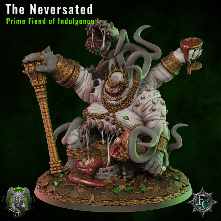 Prime Fiend of Indulgence - The Neversated's Cover