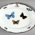 Serving Dish With Butterflies And Beetles image