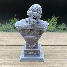 Picture of print of The mummy BUST