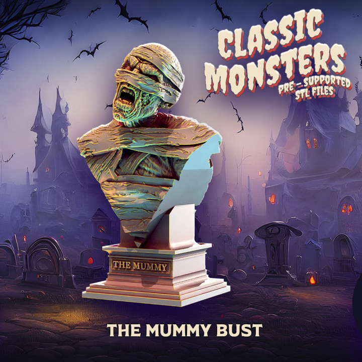 The mummy BUST's Cover