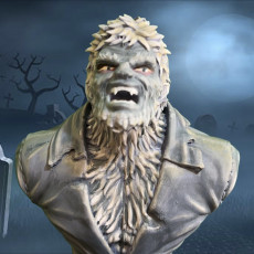 Picture of print of The Wolfman bust