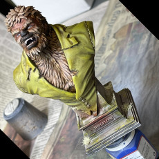 Picture of print of The Wolfman bust