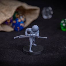 Picture of print of Let Me Solo Her Miniature - Pre-Supported