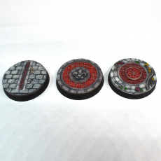 Picture of print of Dark Gods - On Blessed Ground Ruined Chapel Bases - Round AND Oval