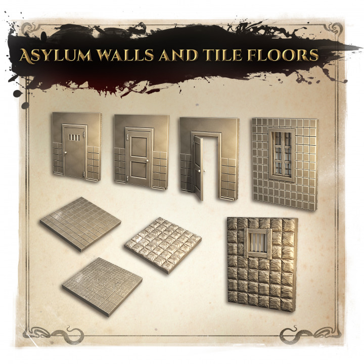 Asylum walls and tile floors's Cover