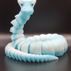 Picture of print of Ball Python Snake Articulated Toy, Print-In-Place Body, Snap-Fit Head, Cute Flexi