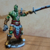 Orc warrior 4 32mm pre-supported free STL print image