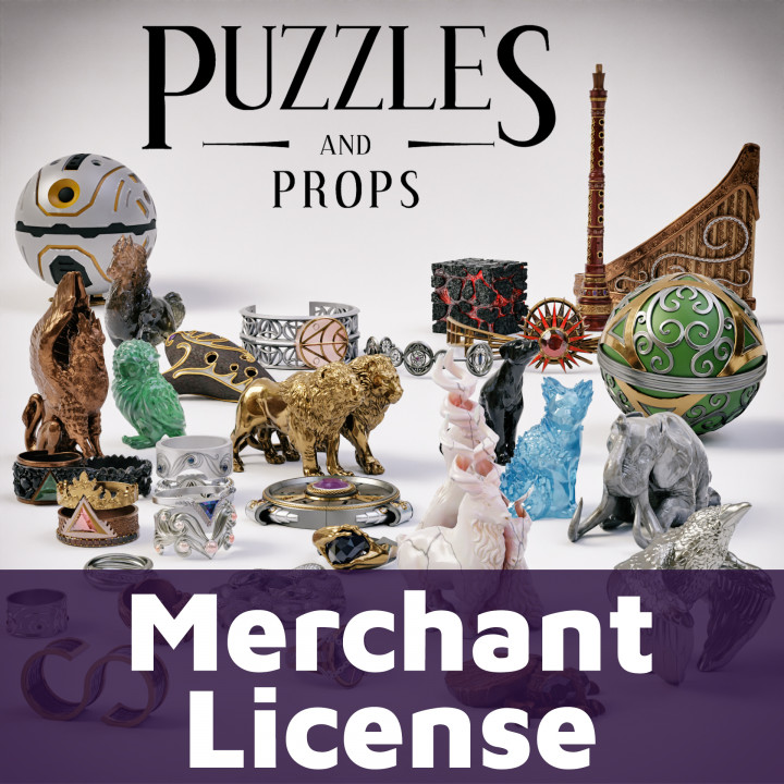 Merchant: Puzzles and Props - Vol. 1's Cover