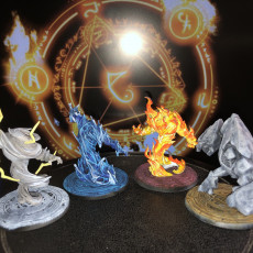 Picture of print of Summoned Elementals (Arcanist's Guild)