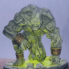 Picture of print of Giant Clay Golem (Arcanist's Guild)