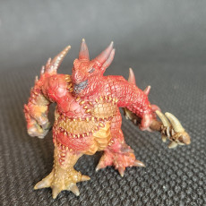 Picture of print of Skin Stitch Dragon / Legendary Drake /  Draconic Lizard / Magical Beast / Dragonborn