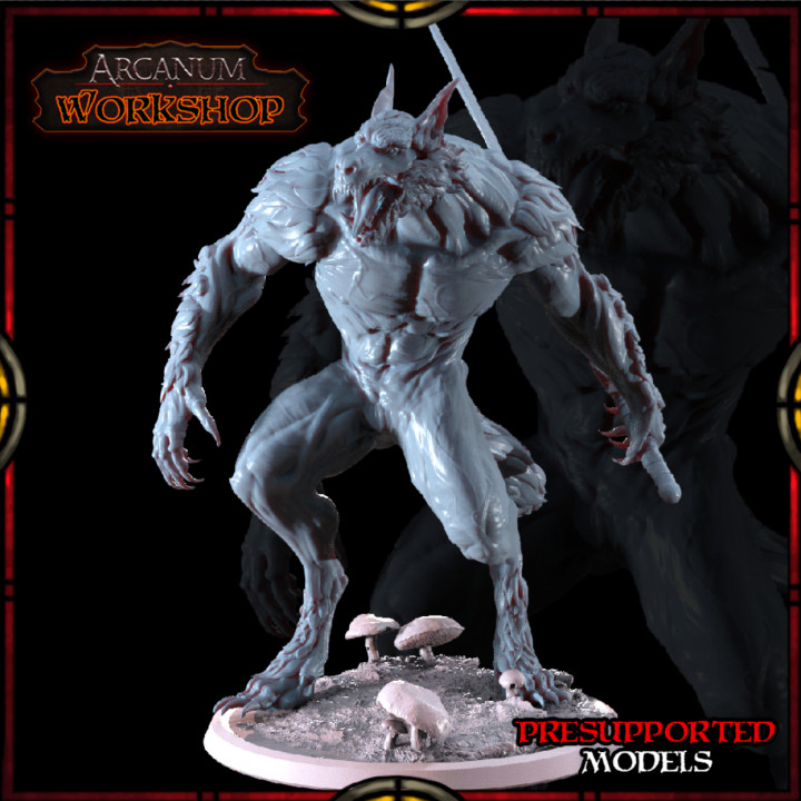 Werewolf cursed Knight Berserker's Cover