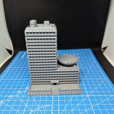 Picture of print of Hardened Building with VTOL Pad SF051