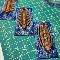 Picture of print of ROMAN TRIREME GALLEYS (x2) 1/600 scale