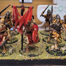 Picture of print of Skeleton Warriors with Swords Unit - Highlands Miniatures