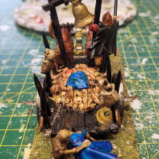 Picture of print of Corpse Cart - Highlands Miniatures