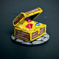 Picture of print of Open Treasure Chest