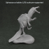 Baby Spinosaurus swimming  1-35 scale pre-supported dinosaur image