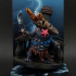 Zombie Pirate Salamander Captain - Kenki, Hanzaki Undead Pirate (Pre-supported) print image