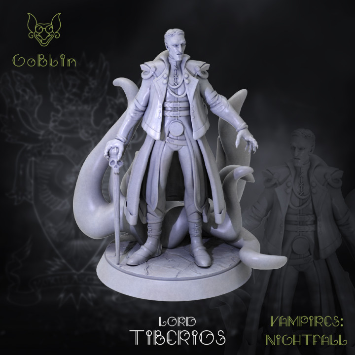 Lord Tiberius - Vampires: Nightfall (Lasombra)'s Cover