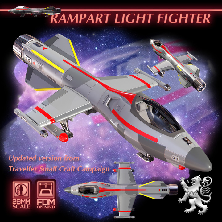 28mm Rampart Light Fighter's Cover
