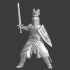 Medieval knight - Eagle crest image