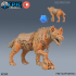 Hyena Set / Evil Beast / Gnoll Tribe Mount / Wild Animal / Utopian Predator / Hunter / African Encounter image