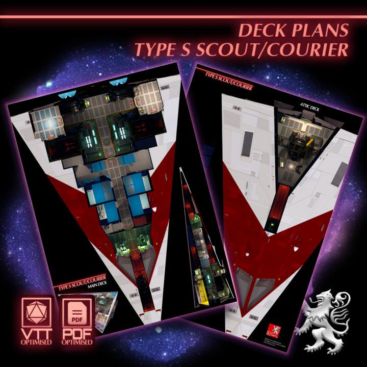 Deck Plans Type S Scout/Courier's Cover