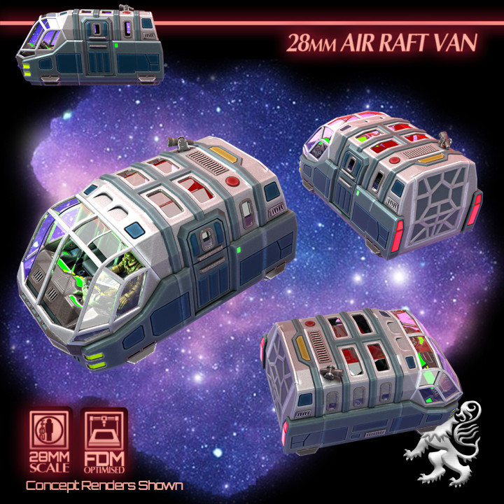 28mm Air Raft Van's Cover