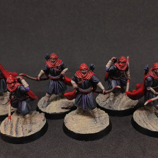 Picture of print of 3x Regular Snake Army with Bow | Snake Army | Fantasy