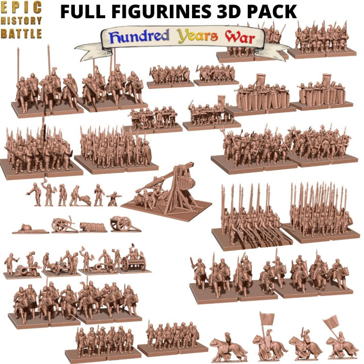 Hundred Years War Full pack for Frontier's Cover