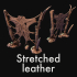 Stretched leather, drying image