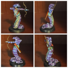Picture of print of Yuan-Ti Archer - Tabletop Miniature (Pre-Supported)