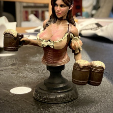 Picture of print of Nutshell Atelier - Barmaid Bust (NSFW)