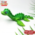 FLEXI PRINT-IN-PLACE LOCHNESS MONSTER ARTICULATED image