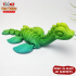 FLEXI PRINT-IN-PLACE LOCHNESS MONSTER ARTICULATED image
